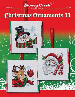 Stoney Creek Christmas Ornaments II LFT347 cross stitch booklet