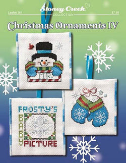 Stoney Creek Christmas Ornaments IV LFT361 cross stitch booklet
