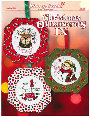 Stoney Creek Christmas Ornaments IX LFT424 cross stitch pattern