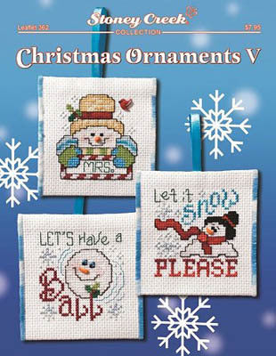 Stoney Creek Christmas Ornaments V LFT362 cross stitch booklet