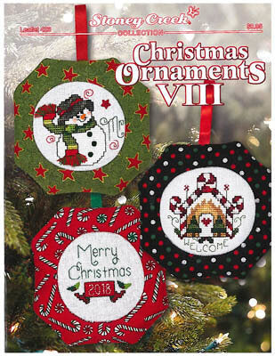 Stoney Creek Christmas Ornaments VIII LFT423 cross stitch pattern