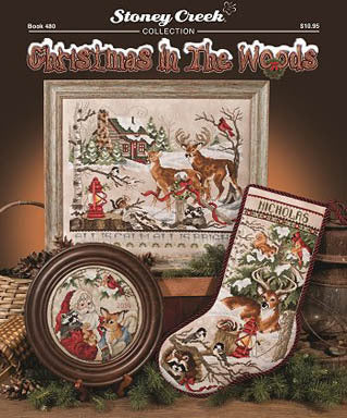 Stoney Creek Christmas in the woods BK480 cross stitch booklet