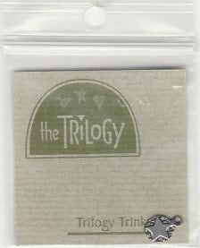 Trilogy Circle Star sterling silver charm