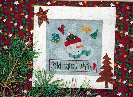 Lizzie Kate Cold Hands Warm Heart LK064 christmas cross stitch pattern