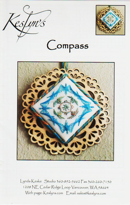 Keslyn's Compass cross stitch pattern