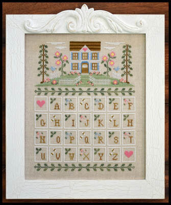 Country Cottage Needleworks Cottage Alphabet cross stitch pattern
