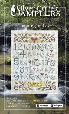 Silver Creek Samplers Counting On Love cross stitch pattern