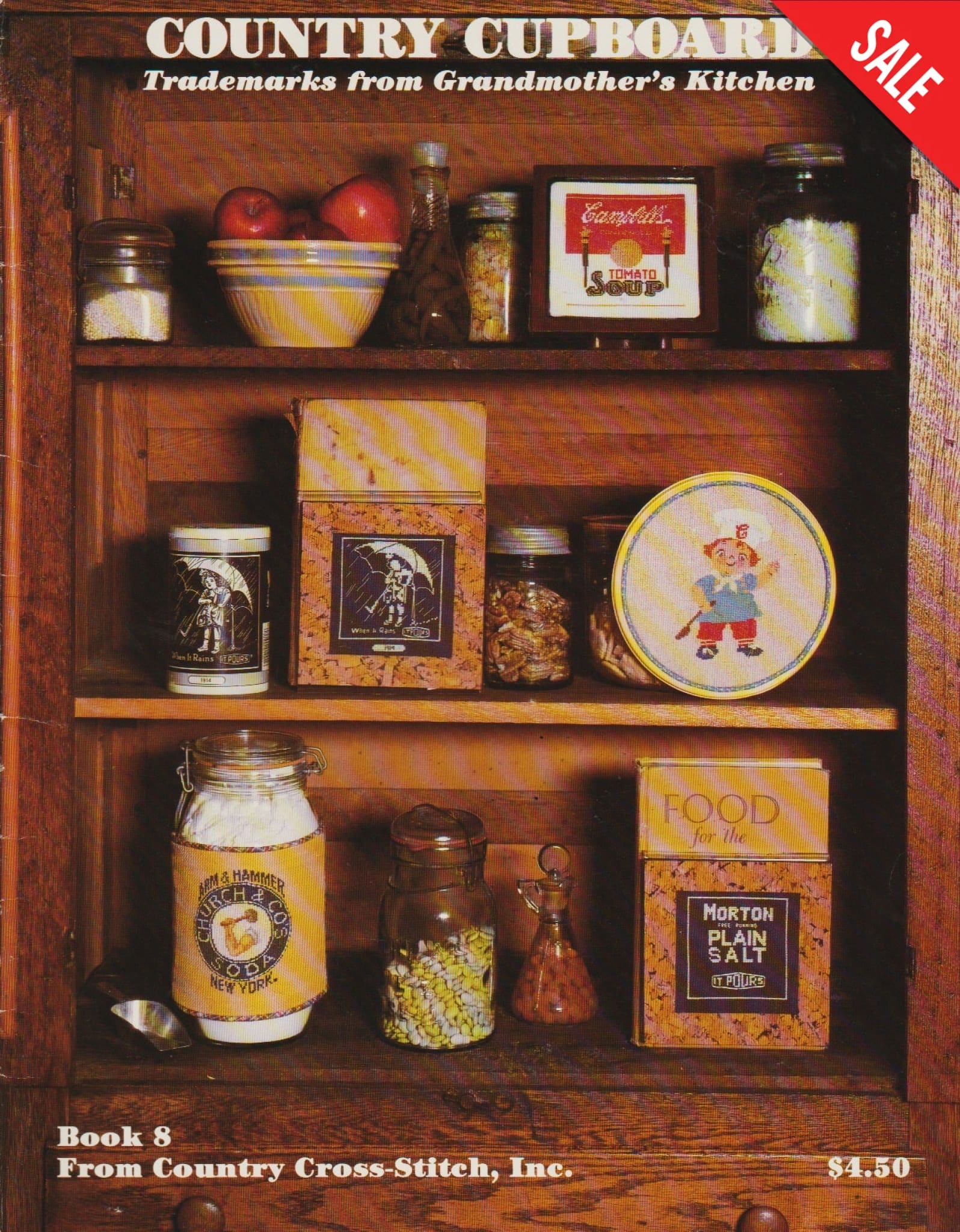 Country Cross-Stitch Country Cupboard book 8 cross stitch pattern