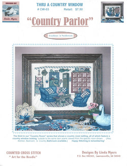 Linda Myers Country Parlor CW-03 amish quilt cross stitch pattern