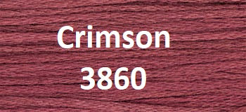 Weeks Dye Works 3860 Crimson W-243 cross stitch floss
