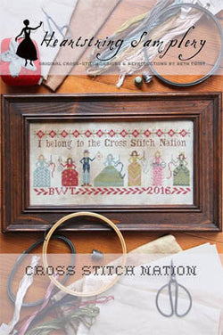 Heartsting Samplery Cross Stitch Nation cross stitch pattern