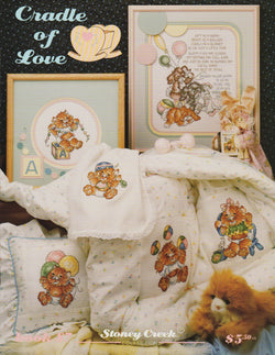 Stoney Creek Cradle of Love BK87 baby cross stitch pattern