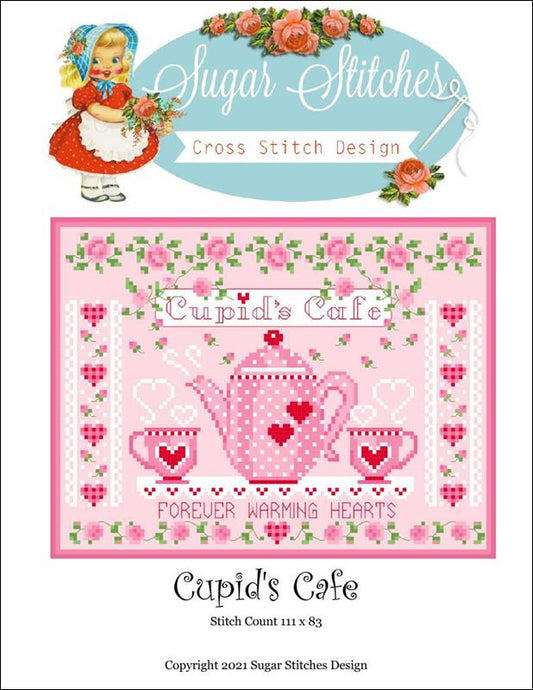 Sugar Stitchers Cupid's Cafe cross stitch pattern
