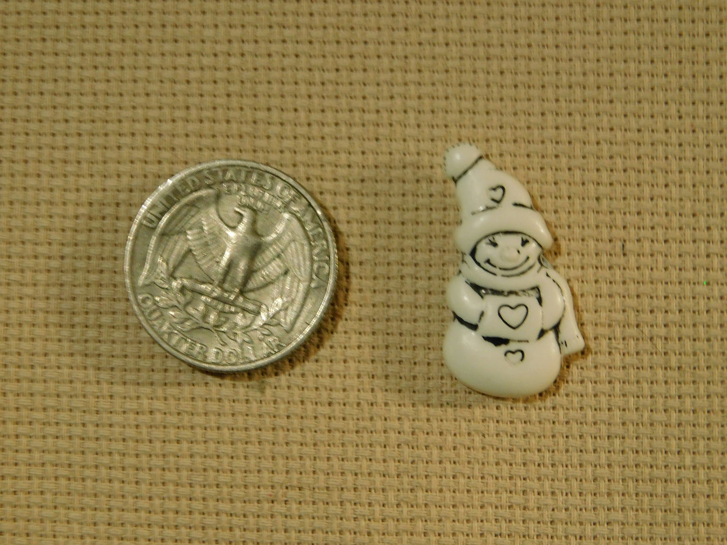 Snowman needle minders