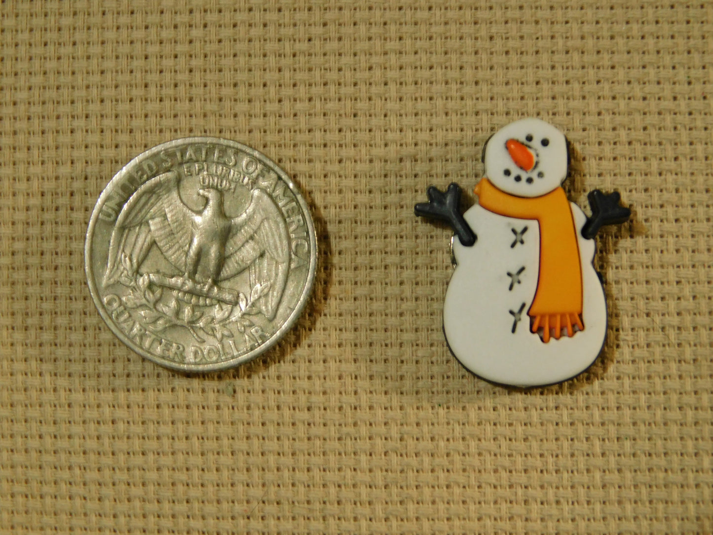 Snowman needle minders