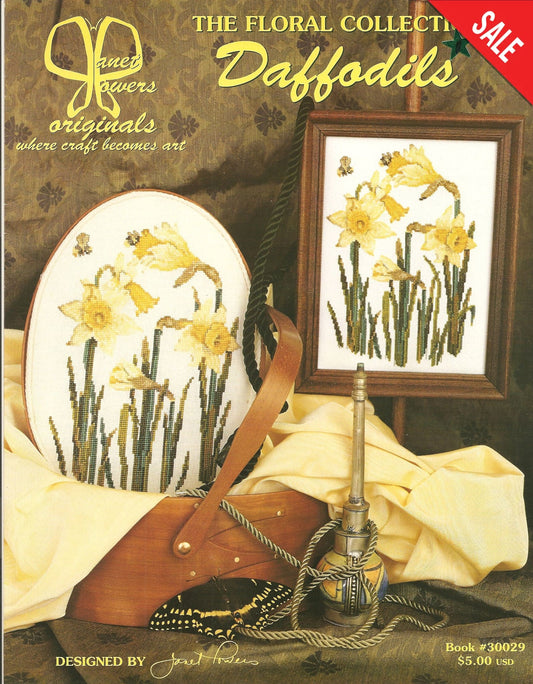 Jeanette Crews janet Powers Daffodils 30029 flower cross stitch pattern