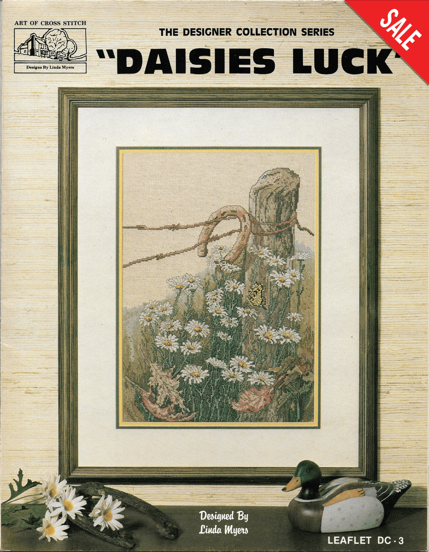 Linda Myers Daisies Luck DC-3 cross stitch pattern
