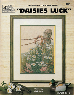 Linda Myers Daisies Luck DC-3 cross stitch pattern