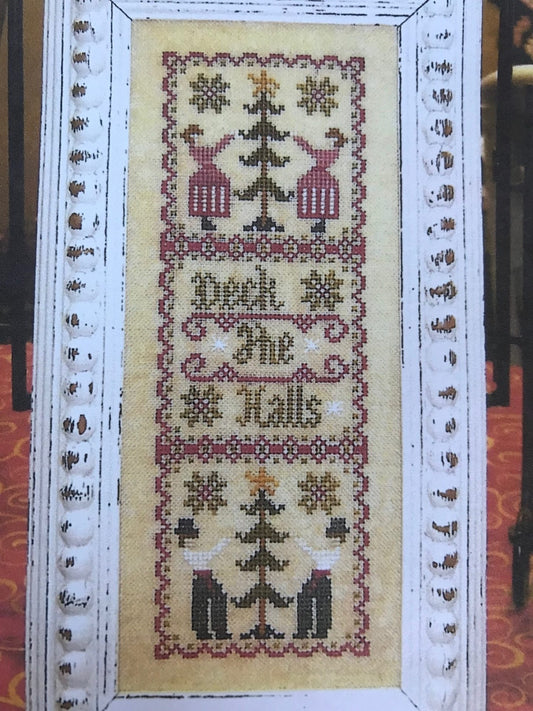 The Sunflower Seed Deck The Halls christmas cross stitch pattern