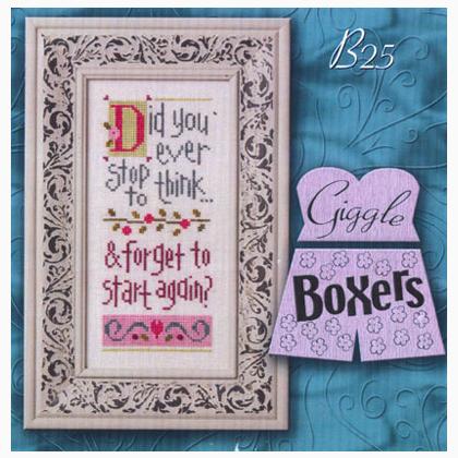 Lizzie Kate Did You Ever Stop to Think, B25 cross stitch kit