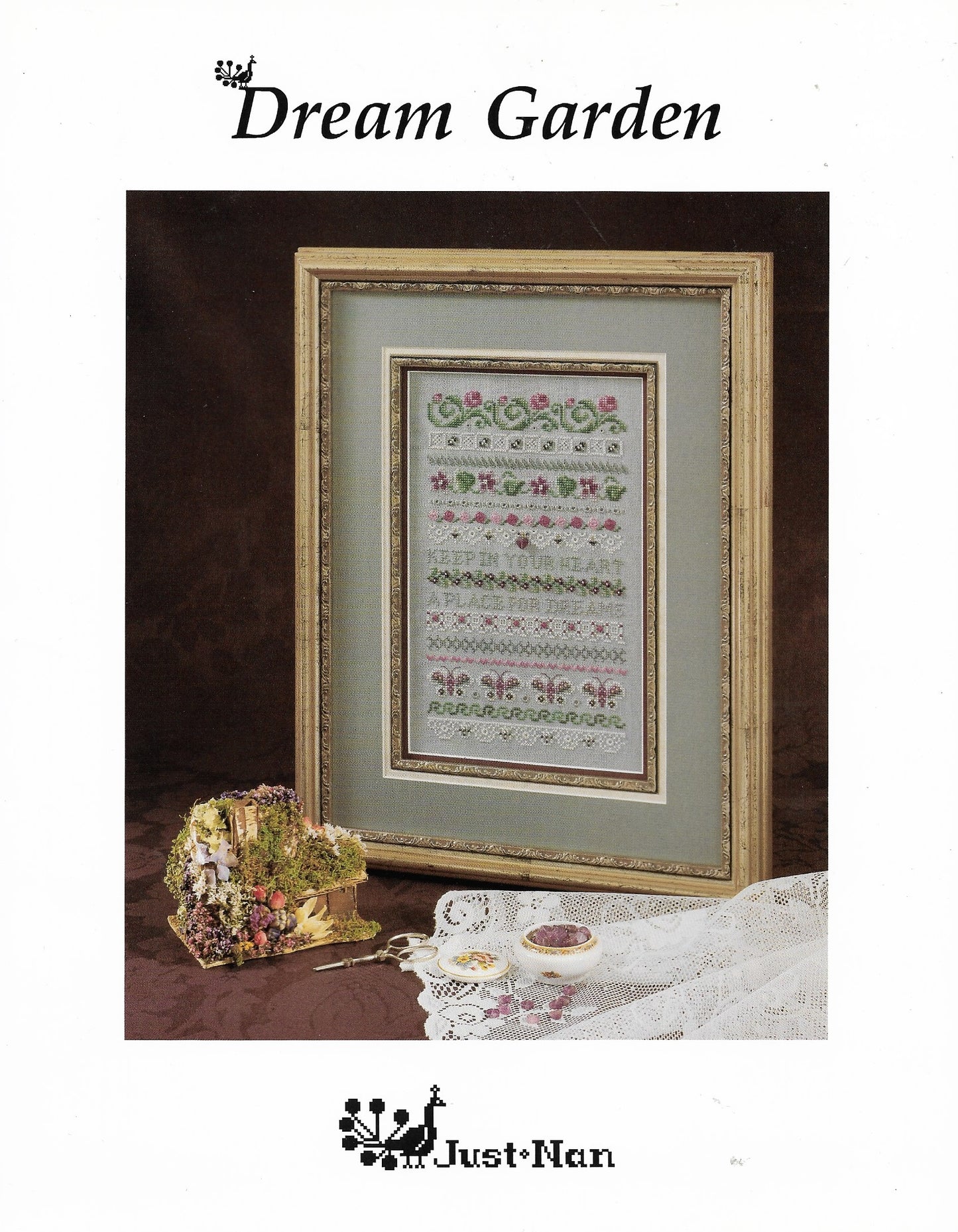 Just Nan Dream Garden JN025 cross stitch pattern