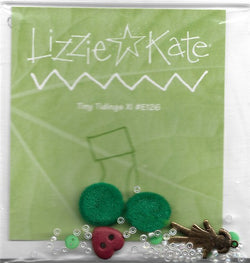 Lizzie Kate's Tiny Tidings XI Embellishment pack, E126