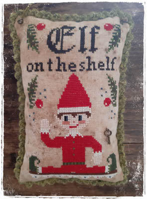 Fairy Wool in the Wood Elf on the Shelf cross stitch pattern