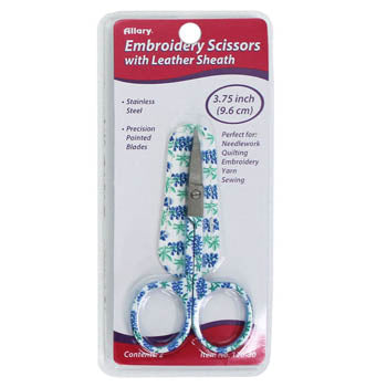 Allary Embroidery Blue Flower scissors