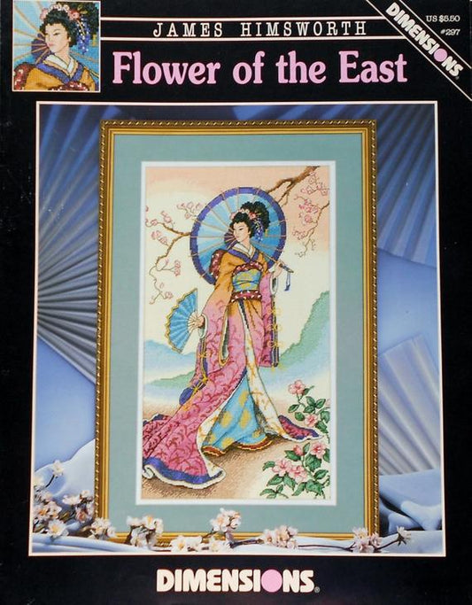 Dimensions Flower of the East Asian Geisha cross stitch pattern