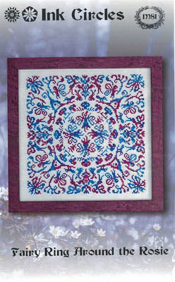 Ink Circles Fairy Ring Around the Rosie pagan cross stitch pattern