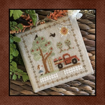 Little House Needleworks Pick Your Own Fall on the Farm 4 cross stitch pattern