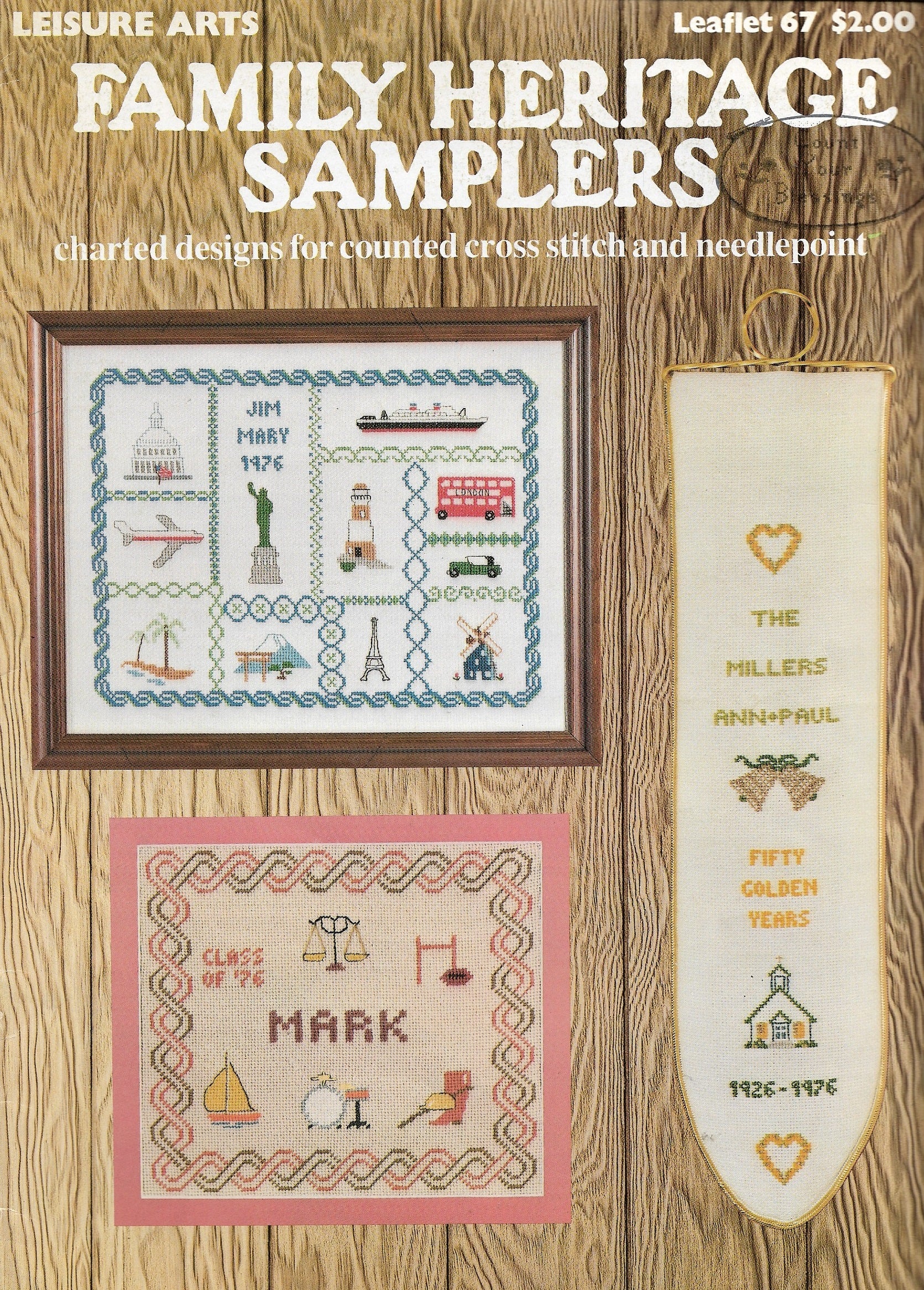 Leisure Arts Family Heritage Samplers 67 cross stitch pattern