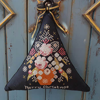 Twin Peak Primitives Fancy Christmas Tree cross stitch pattern 