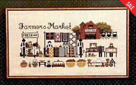 Told In A Garden Farmers Market Amish cross stitch pattern