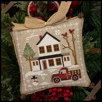 Little House Needleworks Granpa's Pick-up Farmhouse Series #3 cross stitch pattern
