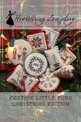 Heartstring Samplery Festive Little Fobs - Christmas Edition cross stitch pattern
