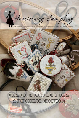 heartstring Samplery Festive Little Fobs - Stitching Edition cross stitch pattern