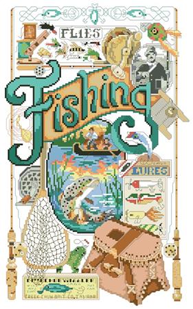 Fishing Nostalgia pattern
