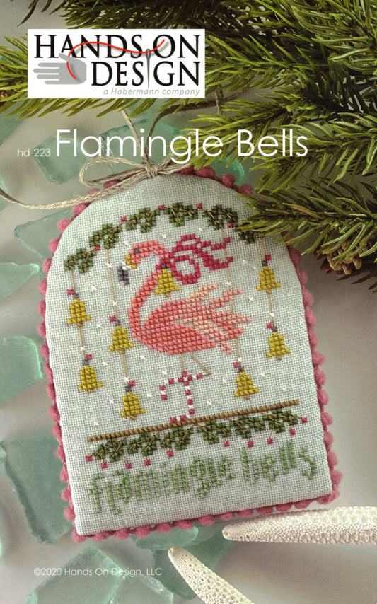 Hands on Design Flamingle Bells Christmas cross stitch pattern
