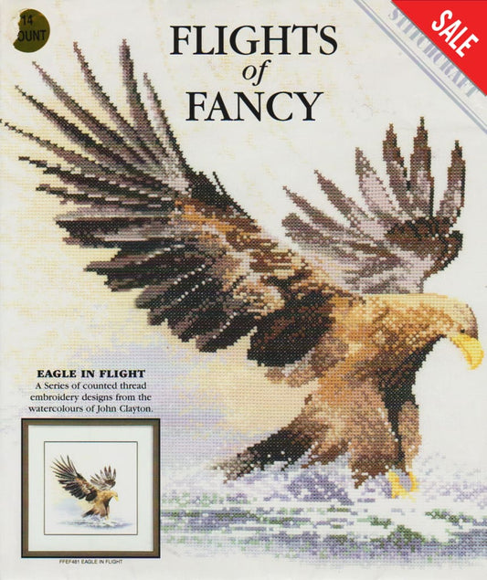Heritage Stitchcraft Eagle in Flight cross stitch pattern