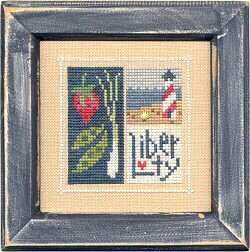 Lizzie Kate Flip-it Blocks July F26 cross stitch pattern