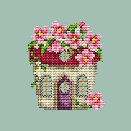 Flower Pot House pattern