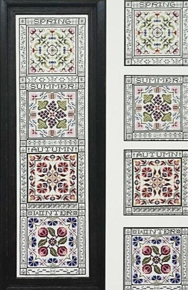 Rosewood Manor Flowers of the Seasons S-1078 cross stitch pattern