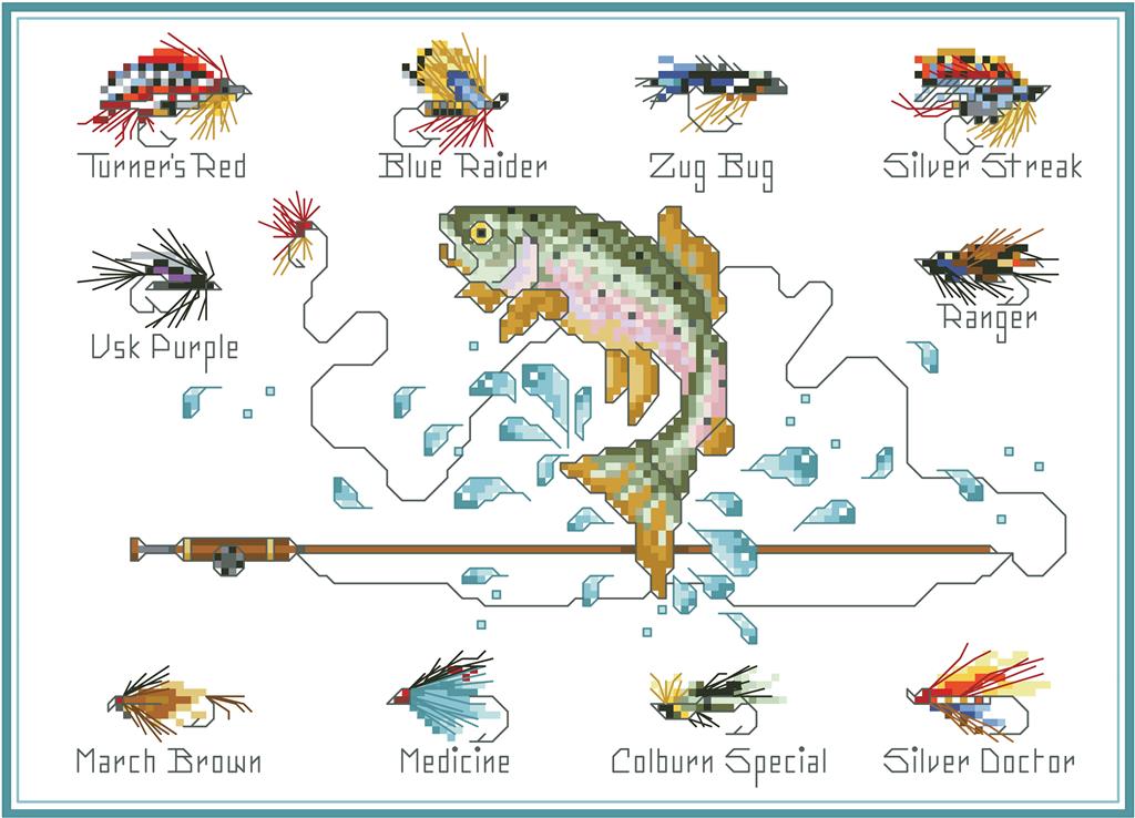 Fishing Nostalgia - Cross Stitch Pattern