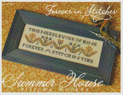 Summer House Forever In Stitches 17103 cross stitch pattern