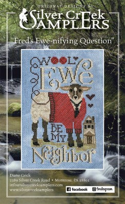Silver Creek Samplers Fred's Ewenifying Question cross stitch pattern