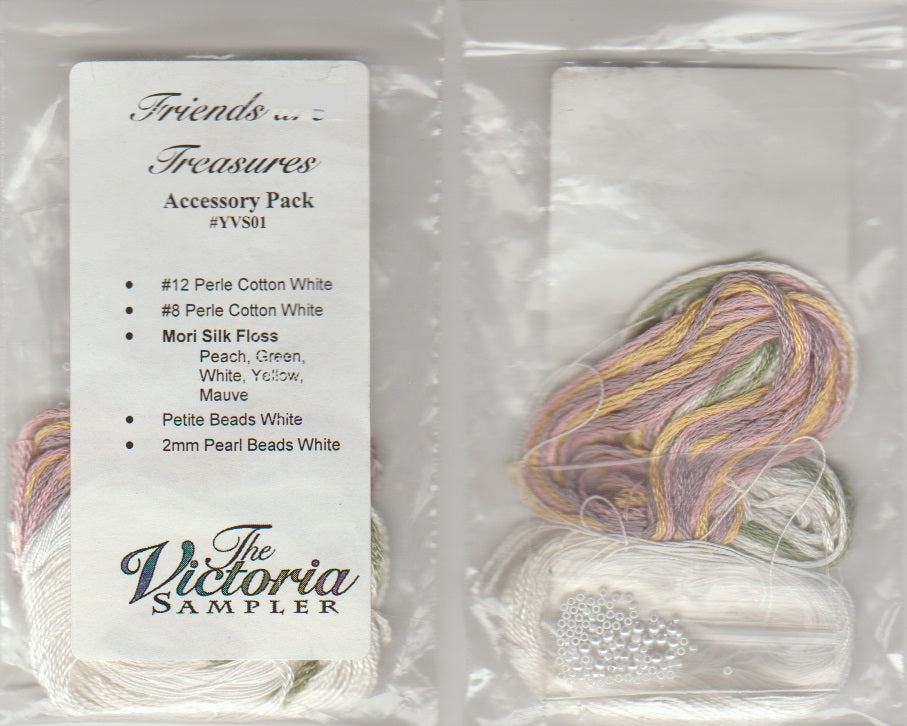 Victoria Sampler Friends Are Treasures YVS01 Embellishment Pack