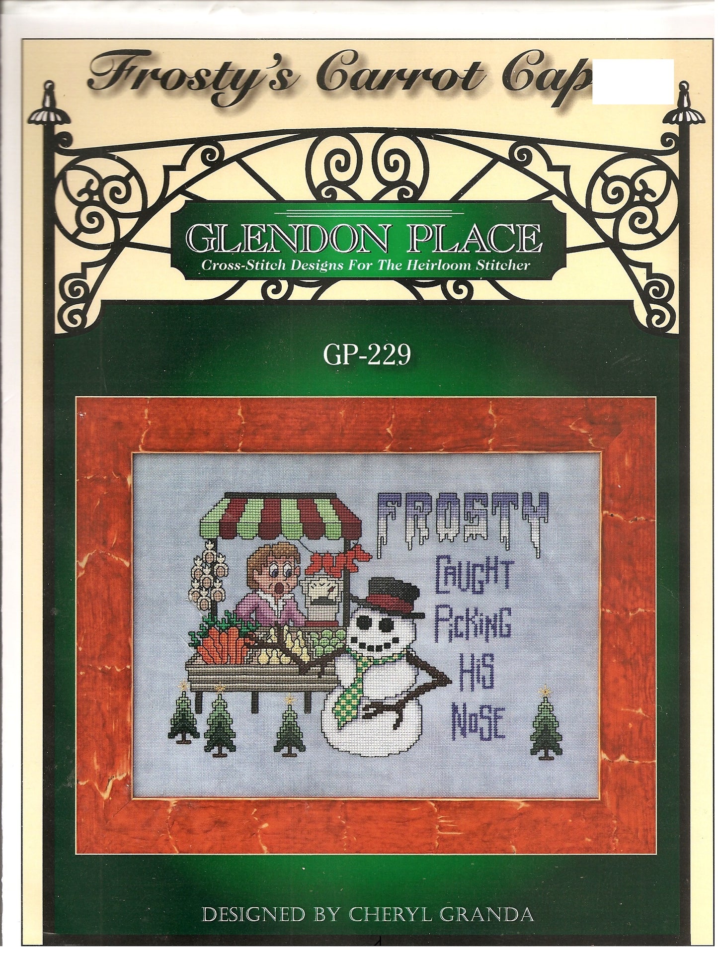 Glendon Place Frosty's Carrot Caper GP-229 Christmas cross stitch pattern