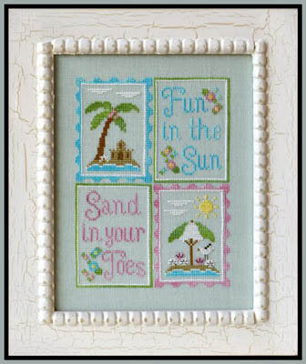 country Cottage Needleworks Fun in the Sun cross stitch pattern