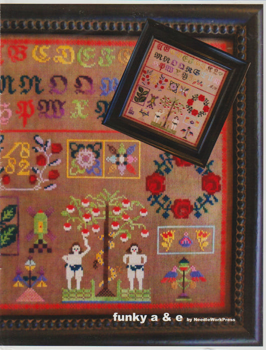 NeedleWorkPress Funky a & e cross stitch pattern